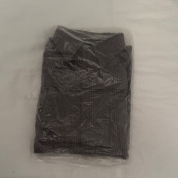 Stormy Kromer Men's Wool Classic Gray Button Down Shirt - Picture 4 of 4